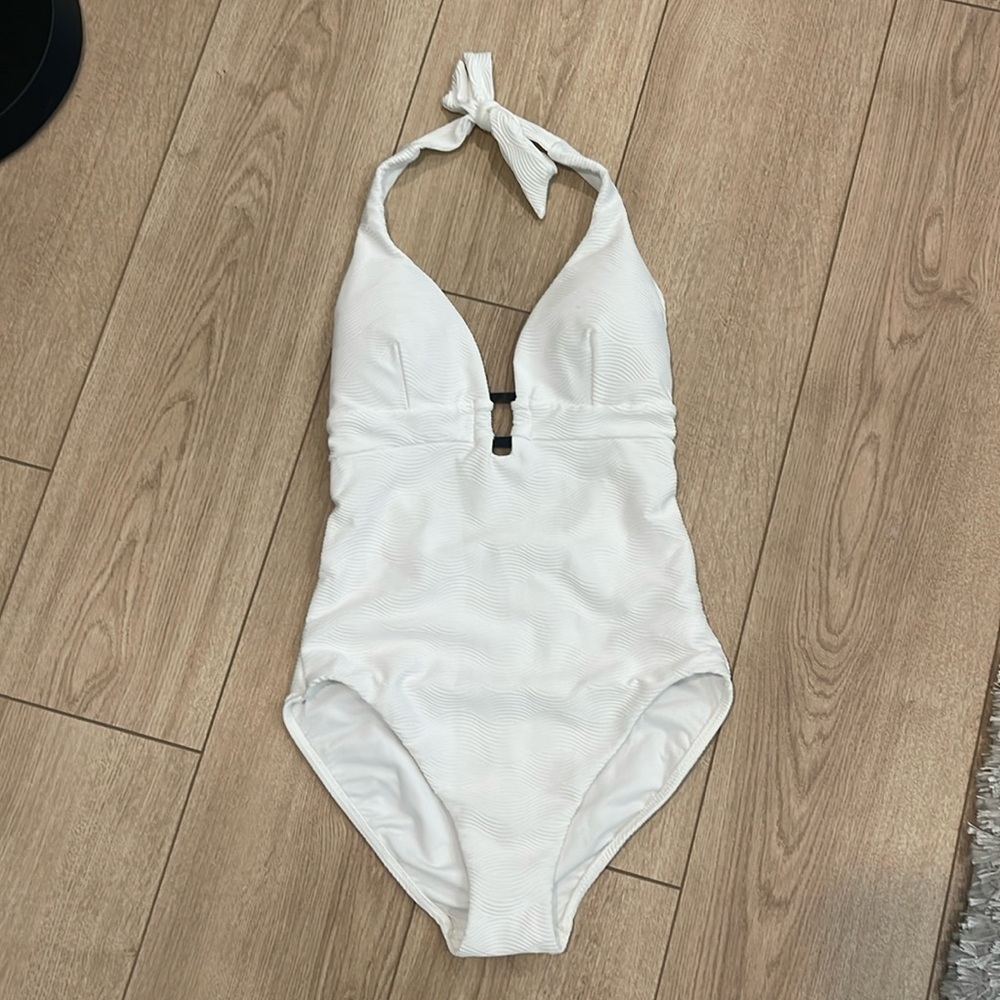BRAND NEW White One Piece Bathing Suit